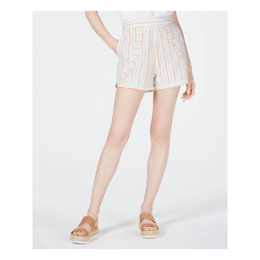 LINE + DOT Womens Ivory Striped Shorts Size: XS